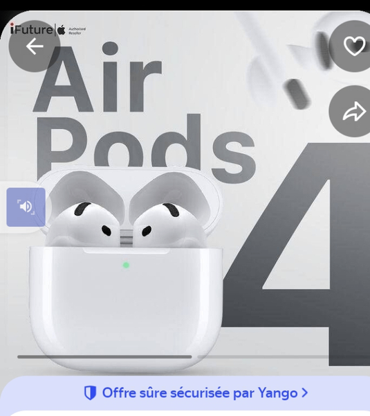 Bluetooth AirPods 4 original