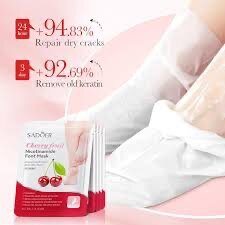 Exfoliating foot mask