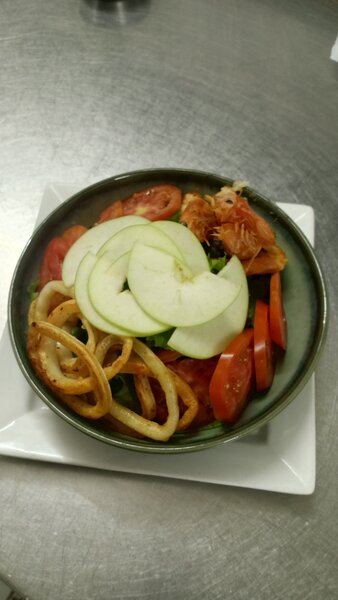 Pizza Gourmande avec Frites