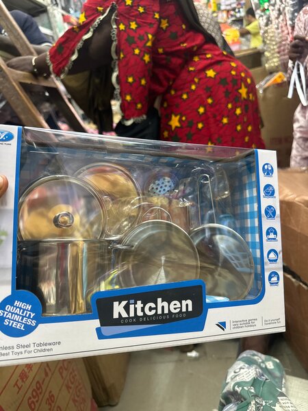 Ensemble Cuisine Jouet Inox
