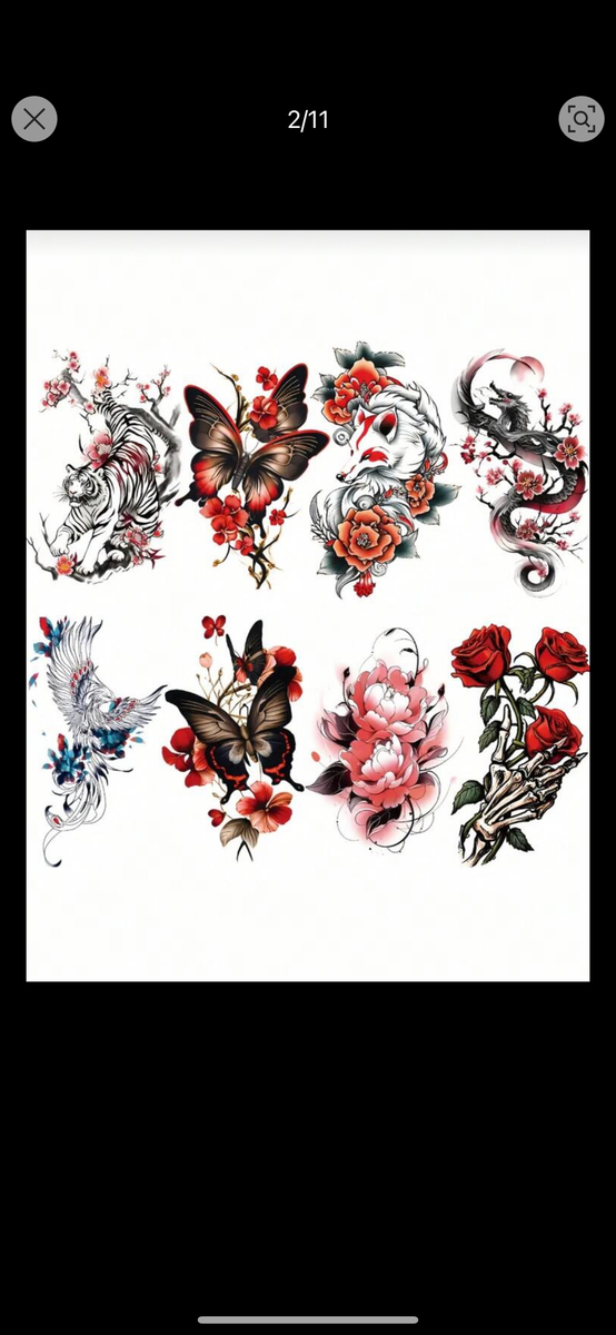 Tatouages Temporaires Éphémères