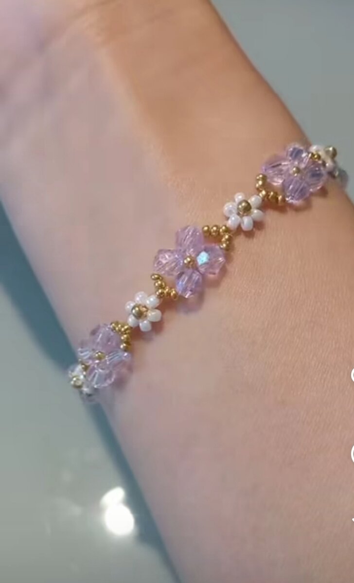 Daisy Flower Bracelet