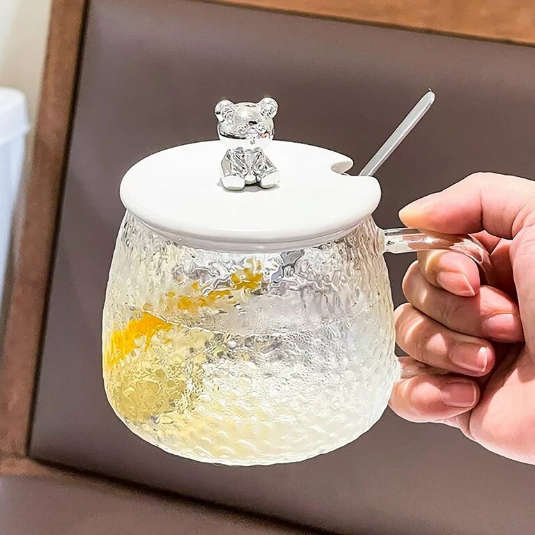 Bear Glass cup