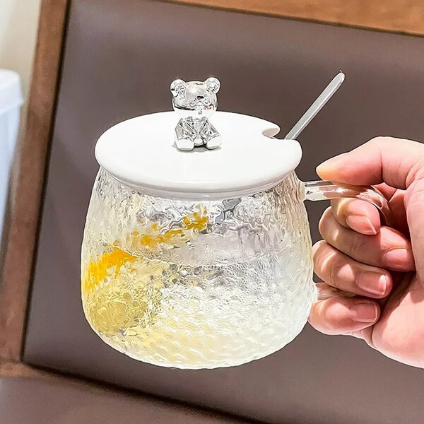 Bear Glass cup