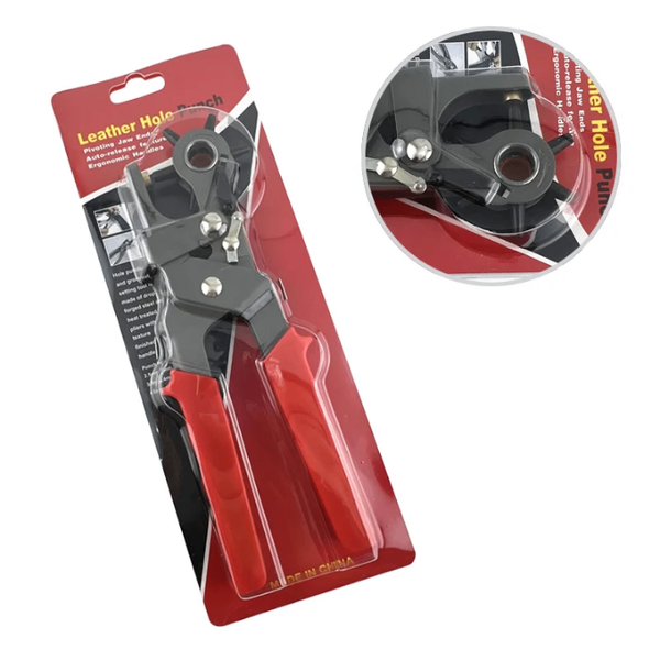 Pince à poinçon cuir