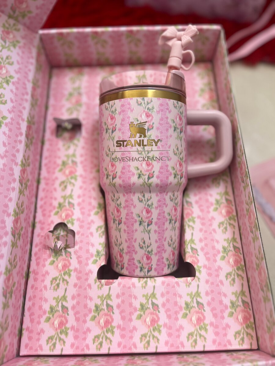 Mug isotherme fleuri Stanley