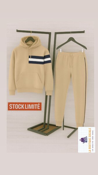 Ensemble de Survêtement Beige