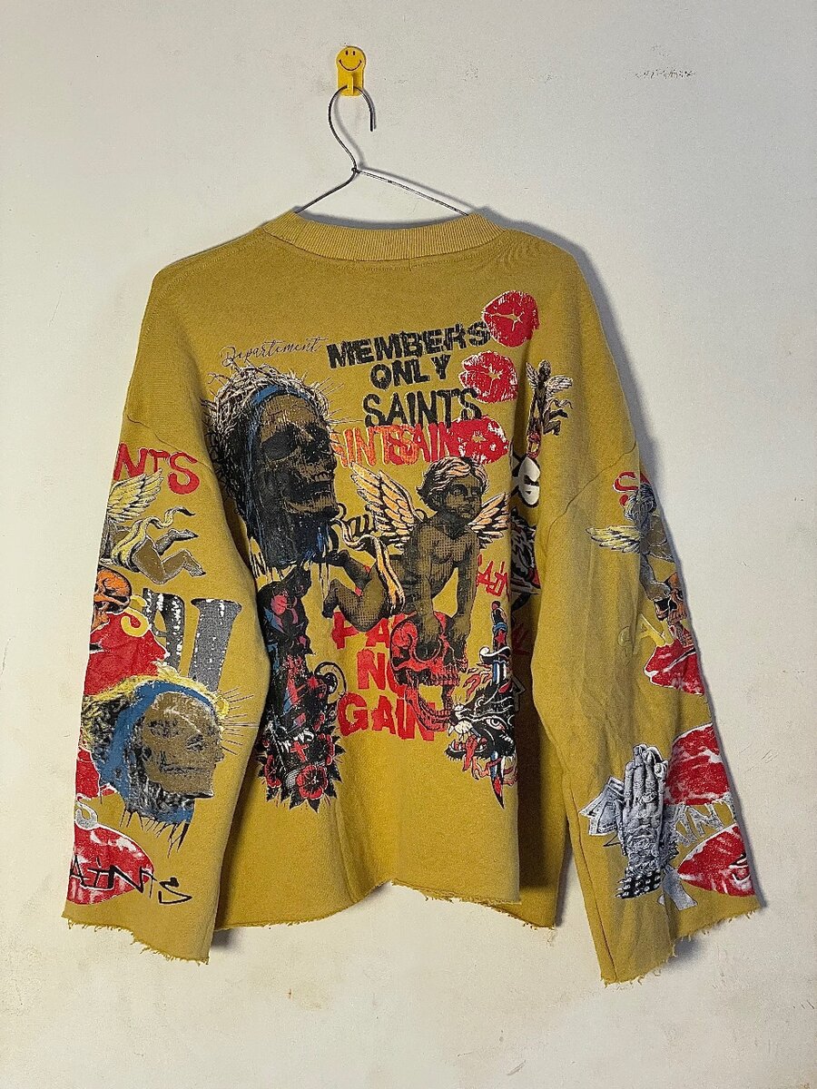 Croc top  avec motifs jaune