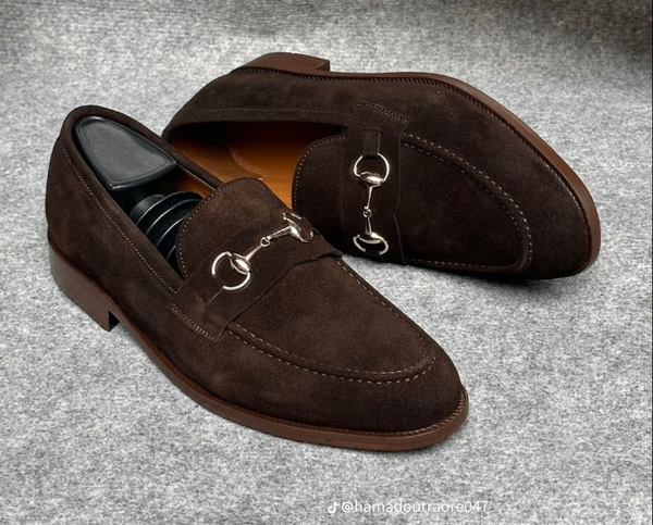 Chaussures hommes en daim élégantes