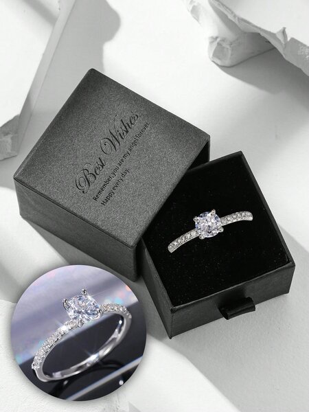 Bague de fiançailles diamant pour femme