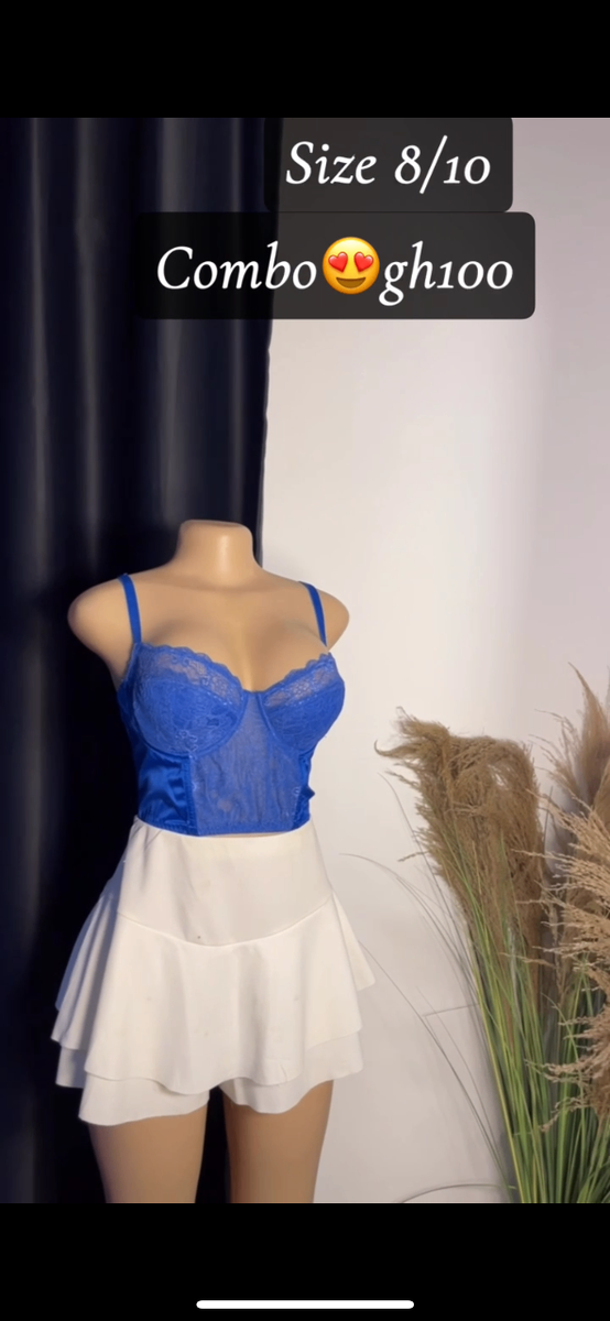 Corset dress and skirt