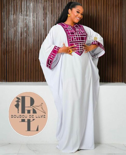 Boubou élégant de luxe