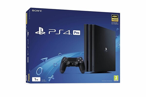 2nd hand very neat PS4 Pro 4K 1TB black