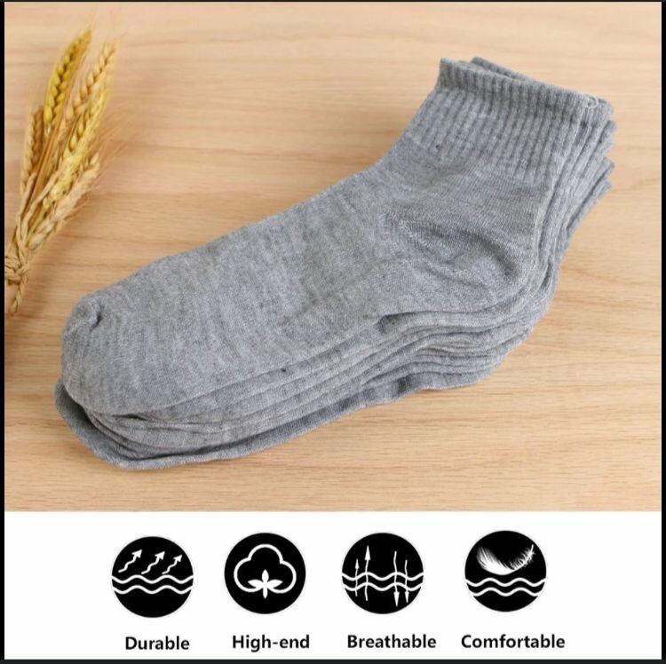 Chaussettes grises confortables