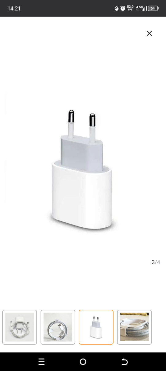 Chargeur iPhone 16