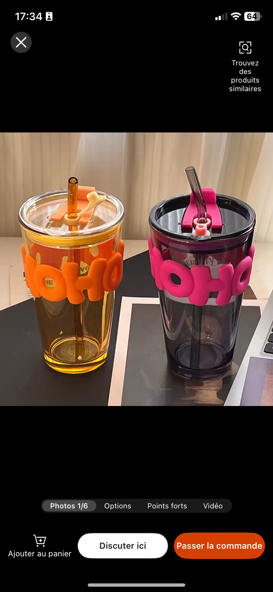 Gobelets isothermes colorés