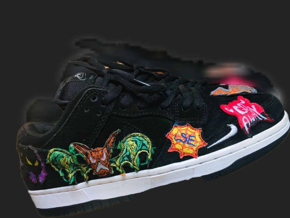 Nike Neckface × Dunk Low Pro SB "Black"