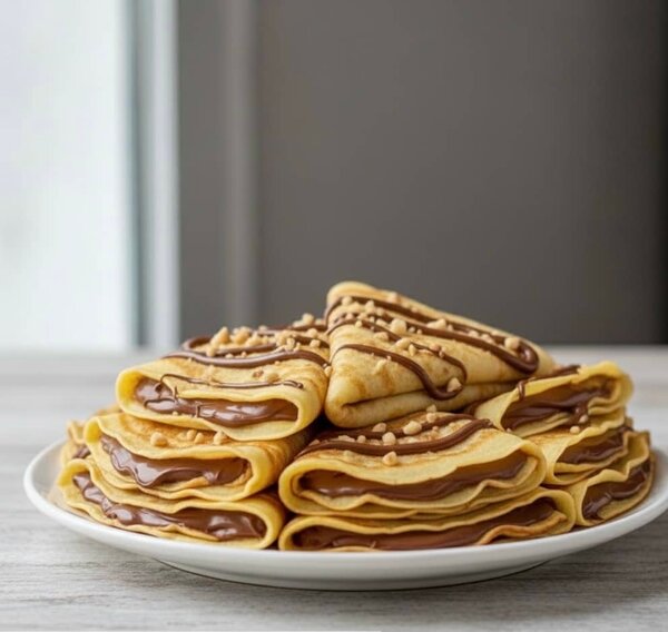Crêpes fourrées chocolaté
