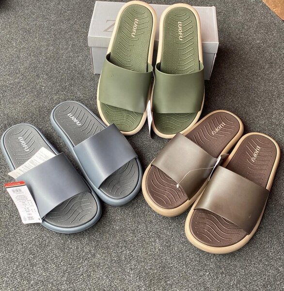 Sandales confortables en cuir