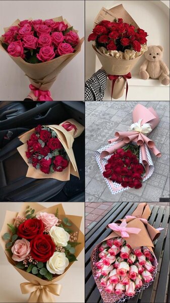 Bouquet romantique de roses