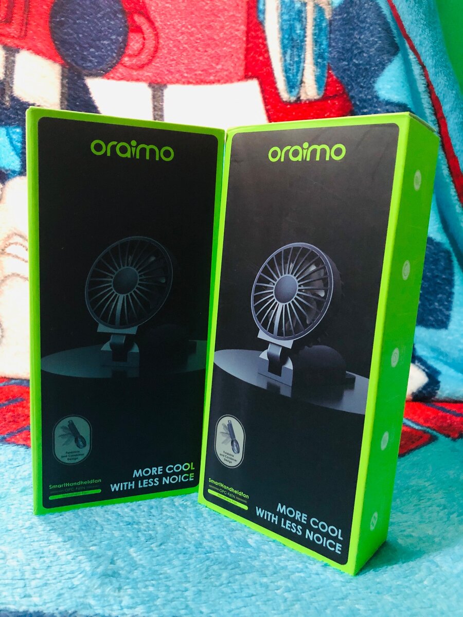 oraimo Smart Handheld Fan Dual Blades Foldable Fan