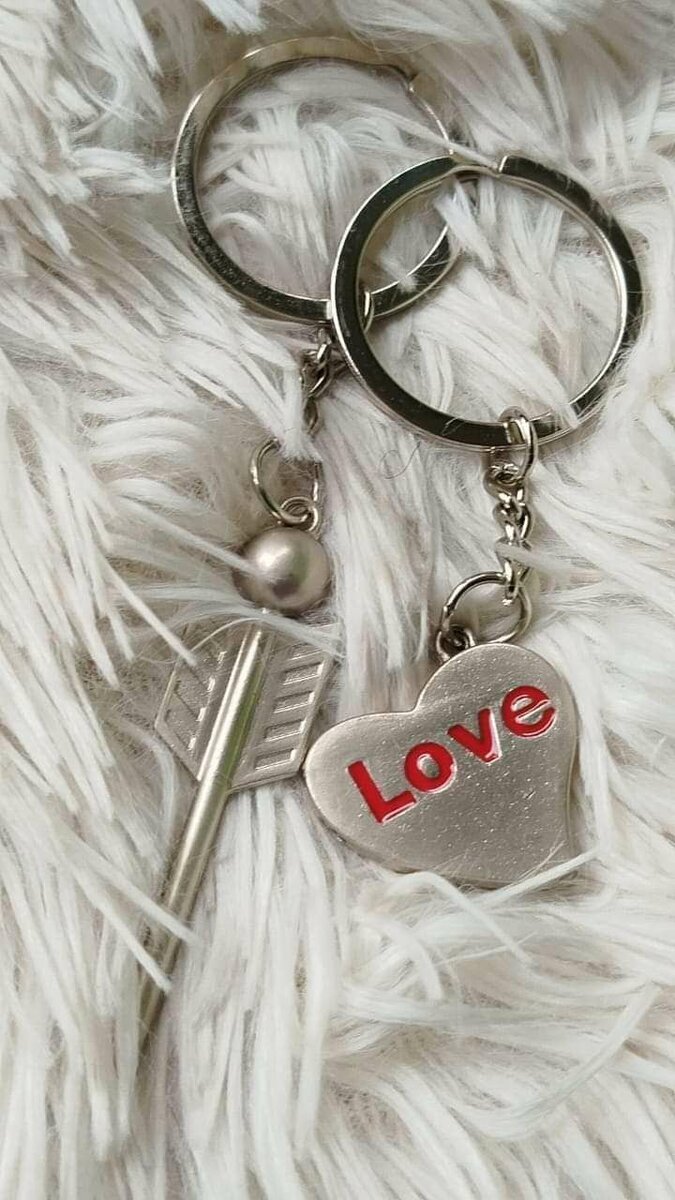 Porte clé romantiques