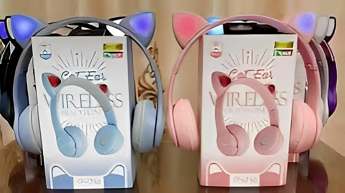 Casque sans fil avec oreilles