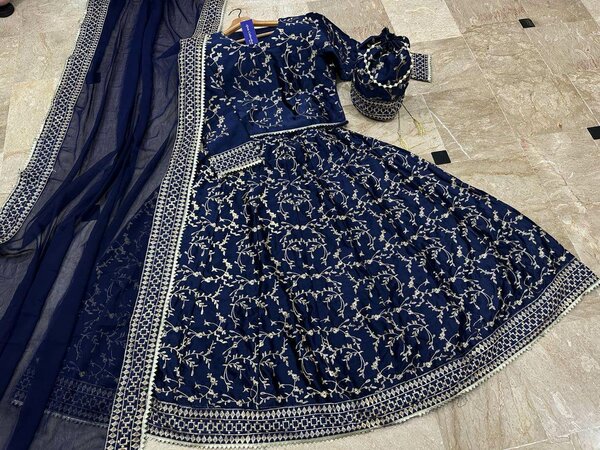 Fancy Embroidery Shamoz Langah 4 pcs