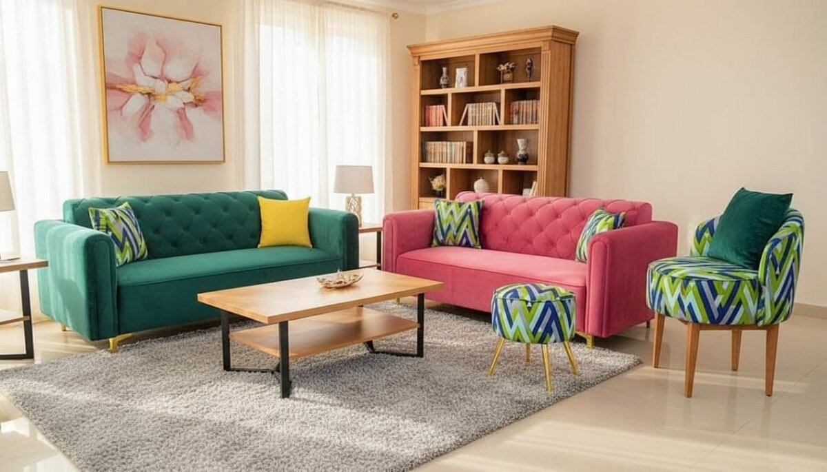 Salon Capitonné  8placescolore