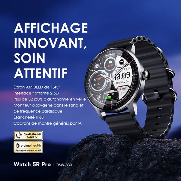 Oraimo Watch 5R Pro