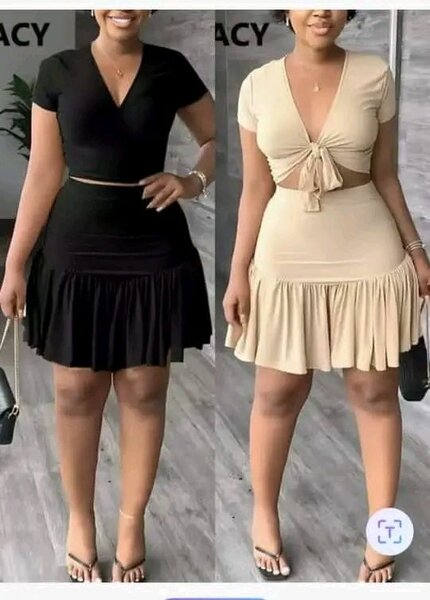 Robe à deux pièces élégante