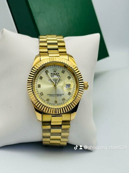 Rolex or ivoire homme