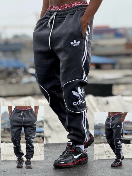 Jogging homme noir logo