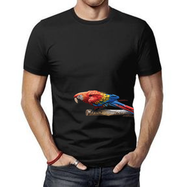 T-shirt Parrot Coloré Homme