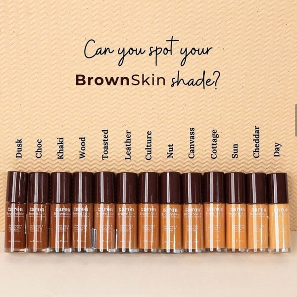 Zaron Brownskin Foundation & Compact Powder.