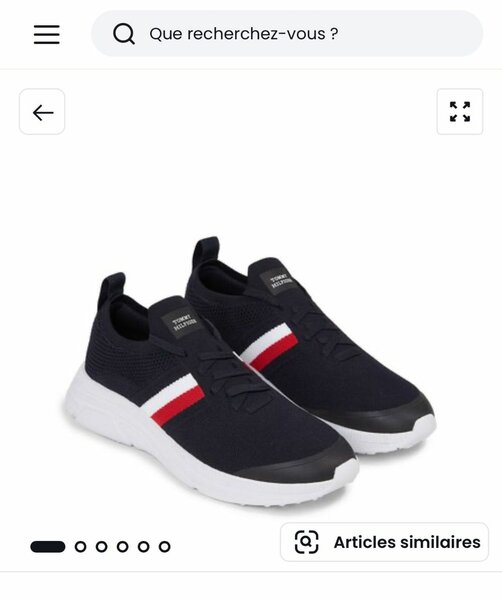 Baskets noires homme élégantes