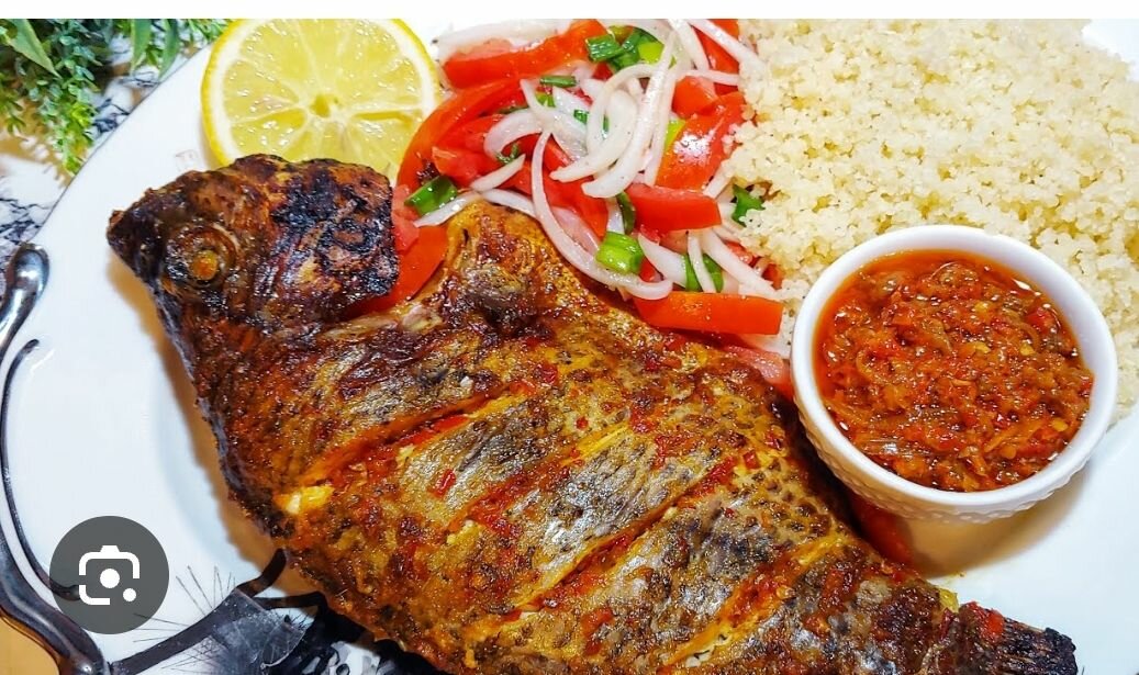 Poisson grillé épicé