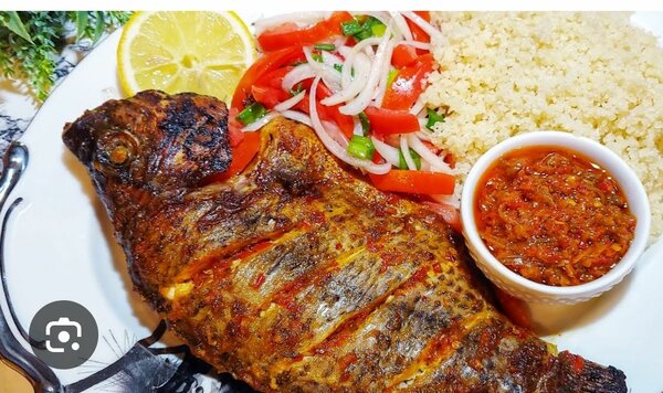 Poisson grillé épicé