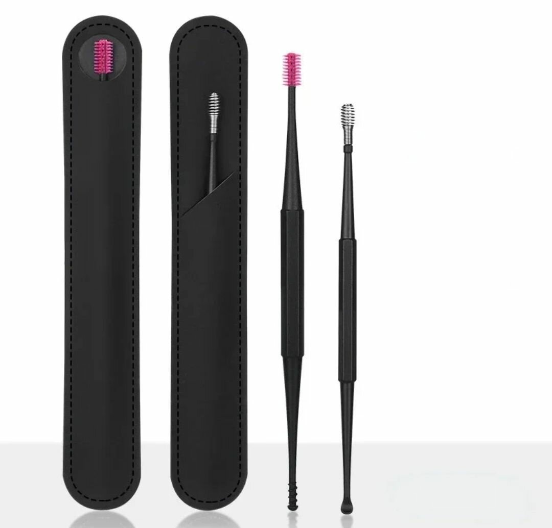 NETTOYEUR D'OREILLES À DOUBLE TÊTE (DEUX PIÈCES)