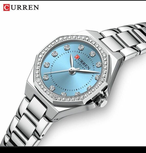 Montre Femme CURREN Luxe Acier Argenté