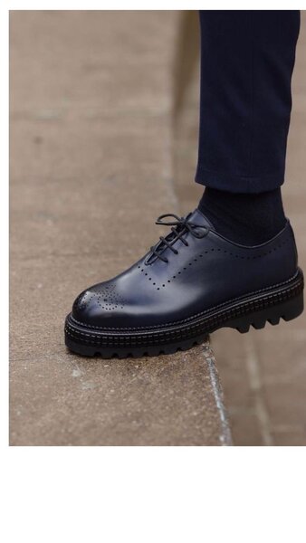 Chaussures Oxford en cuir