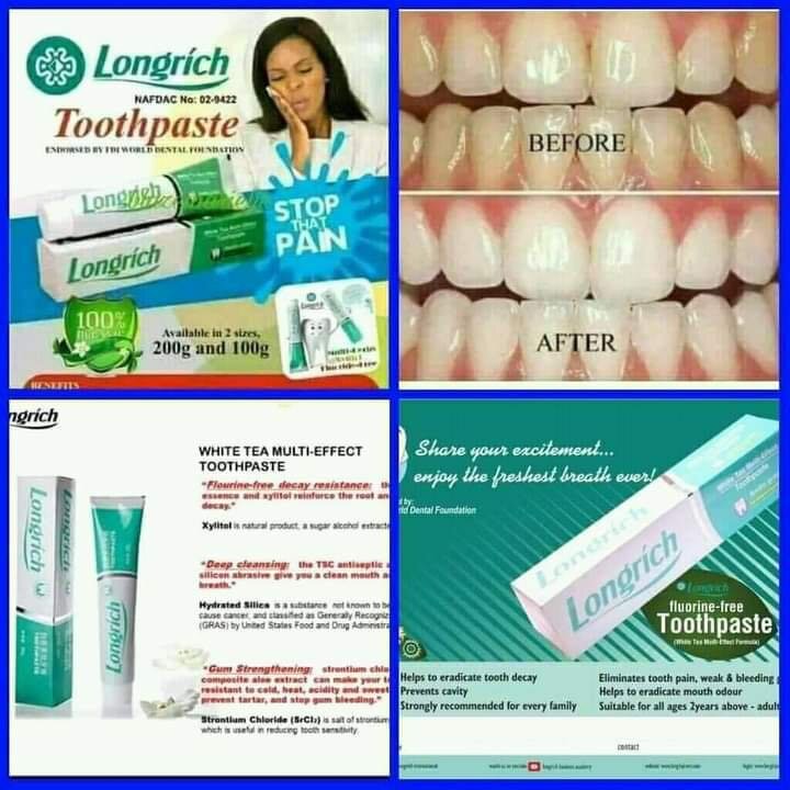 Dentifrice Longrich efficace