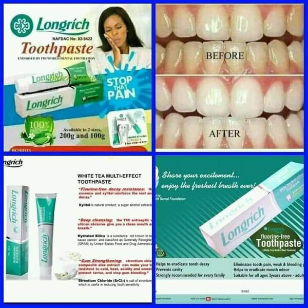 Dentifrice Longrich efficace