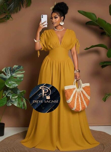 Robe longue élégante femme