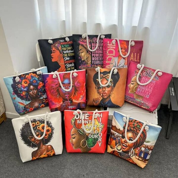 Tote sac de plage artistique