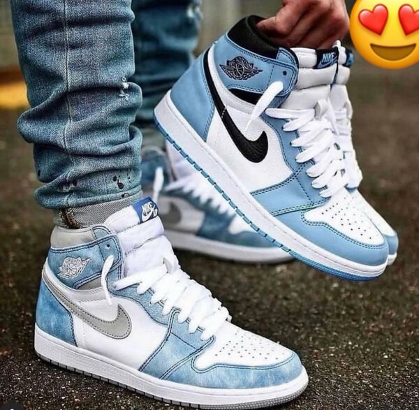 Baskets montantes en cuir