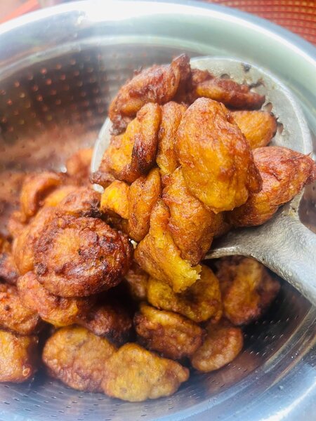 Purée de banane plantain fris