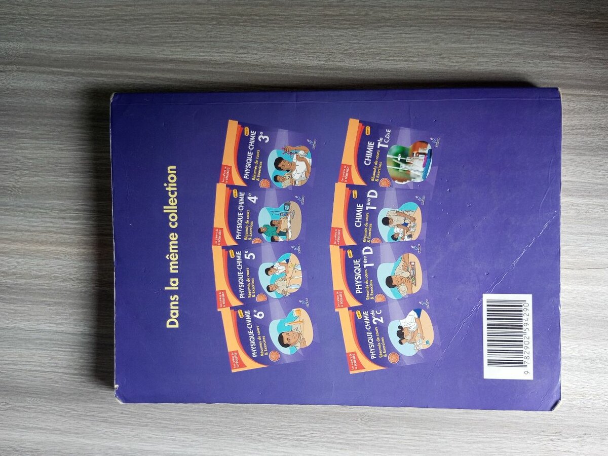 Livre Physique Terminale C,D&E