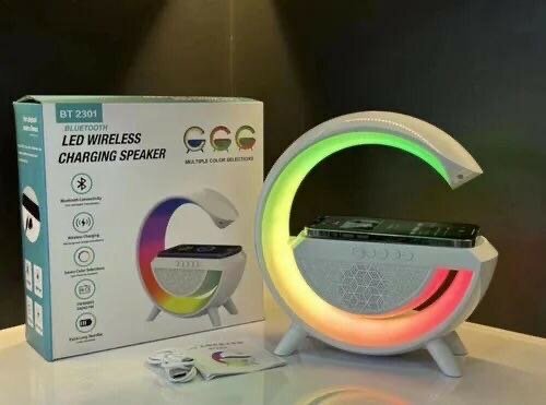 Wireless charging speakers
