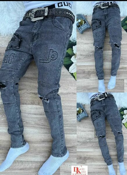 Jean délavé tendance homme